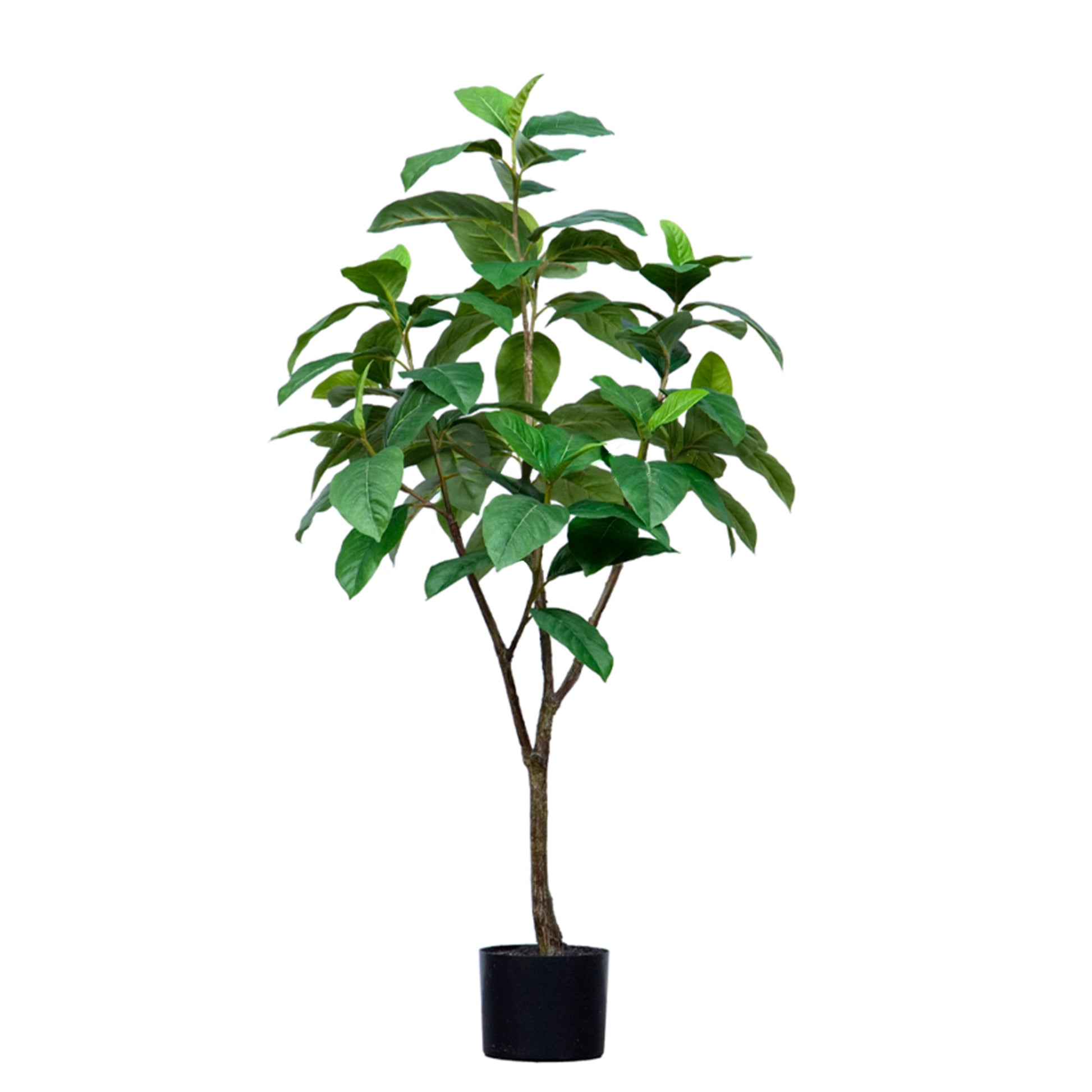 Artificial Ficus Tree 120cm - Green, a realistic and maintenance-free faux plant for elegant home, office, and commercial decor in Dubai, UAE, and worldwide.