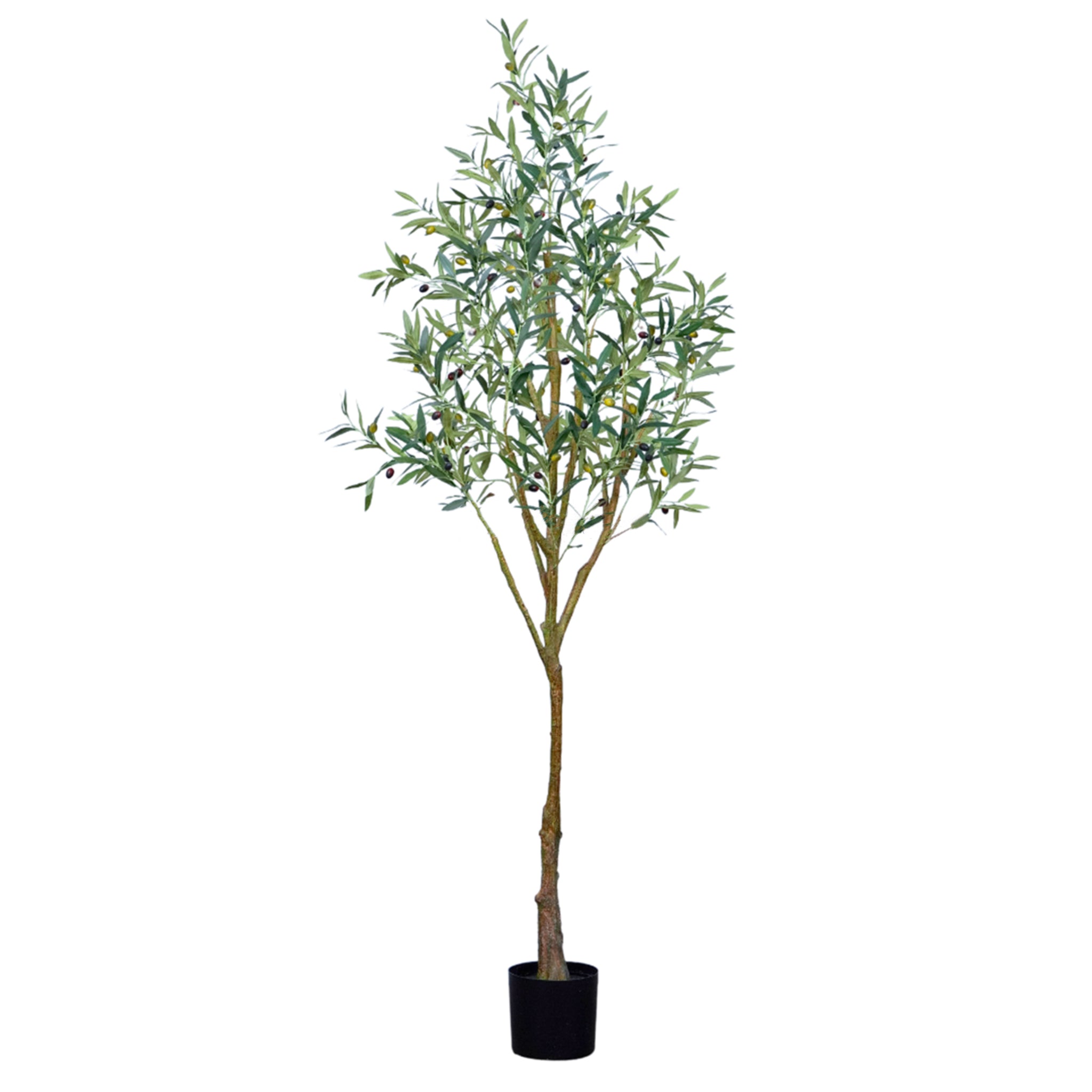 Luxurious Artificial Olive Tree 240cm - Green, a realistic faux tree for homes, offices, and commercial decor in Dubai, UAE, and worldwide.